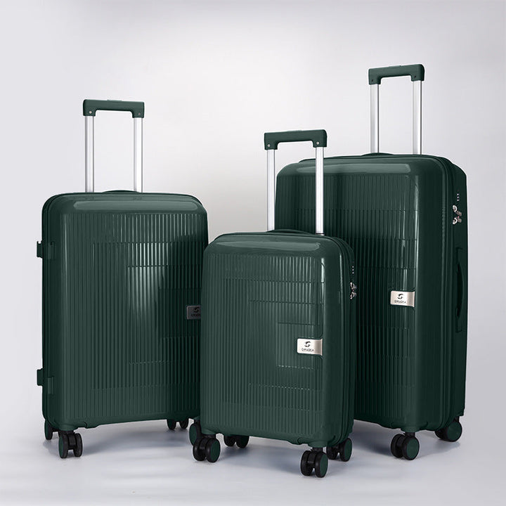 multi-size hardshell spinner luggage set with telescopic handles and double-spinner wheels Stornfield
