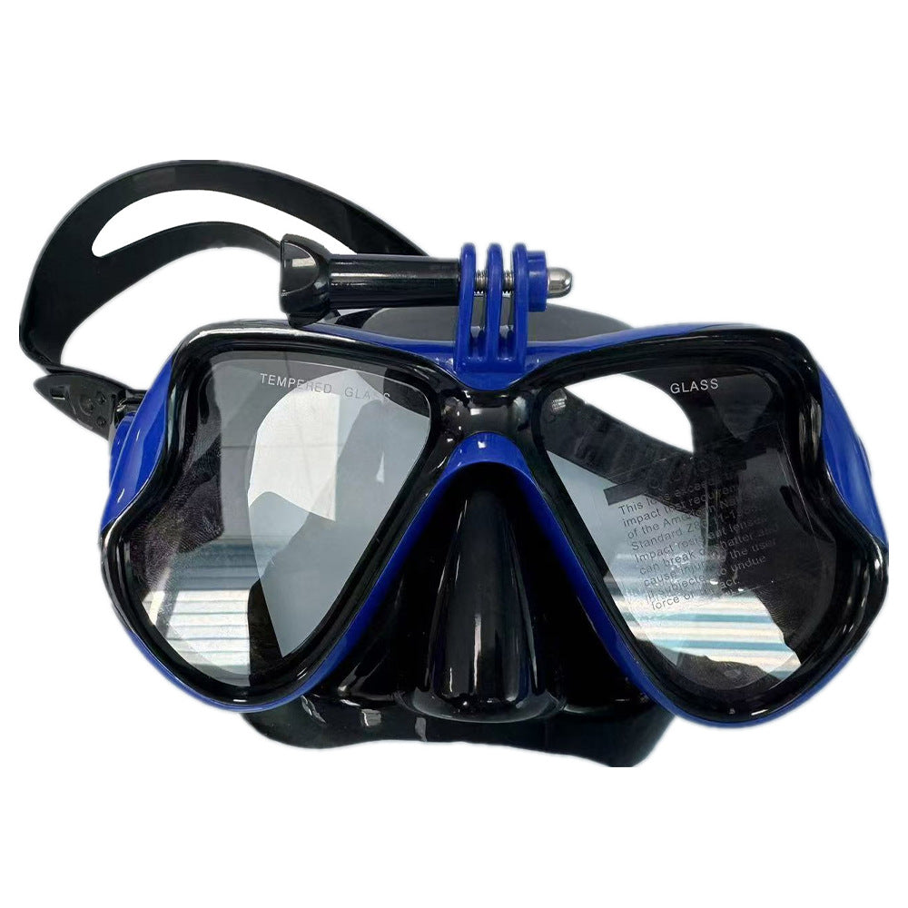 Diving mask with flexible silicone frame and anti-fog technology Stornfield