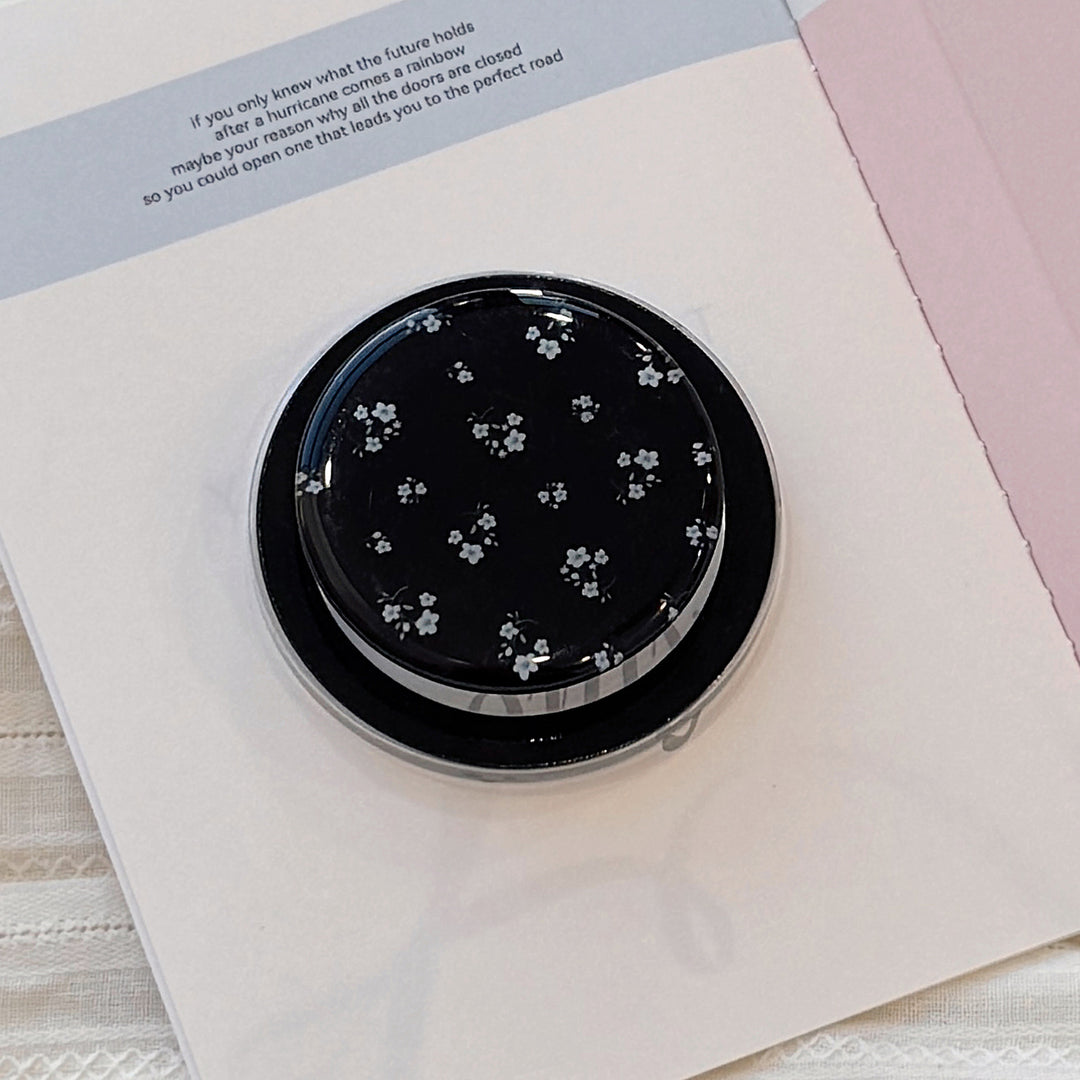 Hand mirror in elegant flower design Stornfield