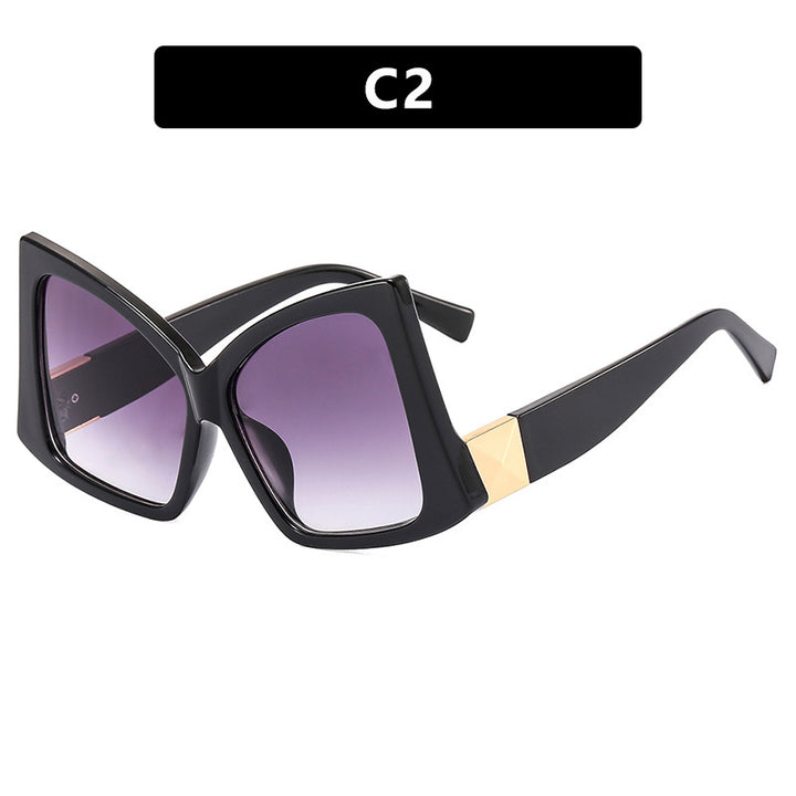 Women's oversized sunglasses with elegant square frame and protective UV protection Stornfield