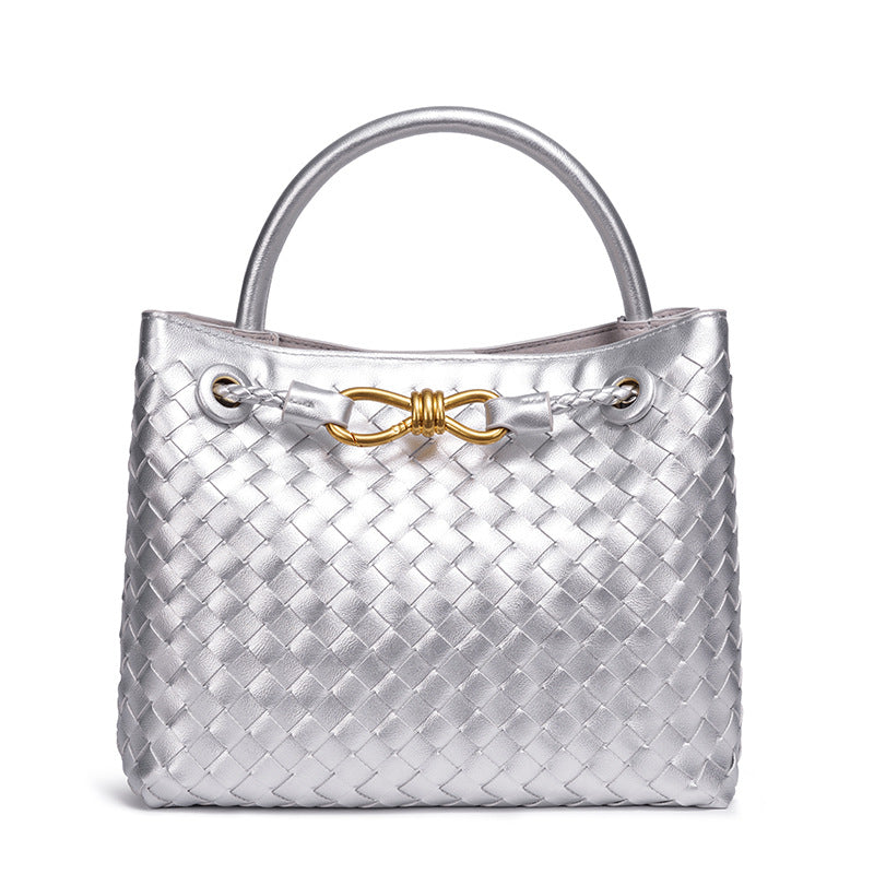 Elegant Braided Leather Tote Stornfield