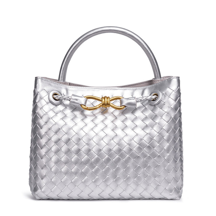 Elegant Braided Leather Tote Stornfield