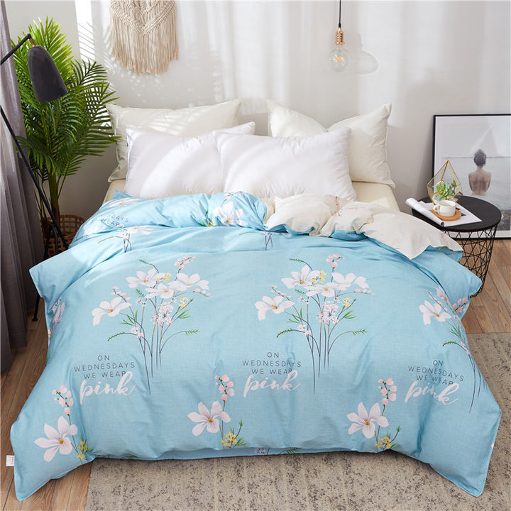 Elegant Floral Patterned Duvet Cover Set