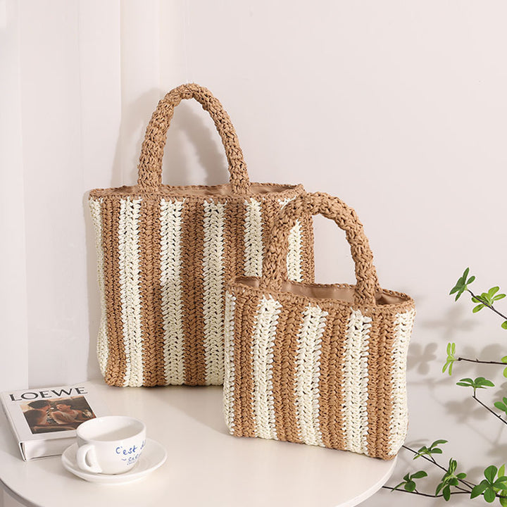 Fashionable basket bag with textured fold design Stornfield