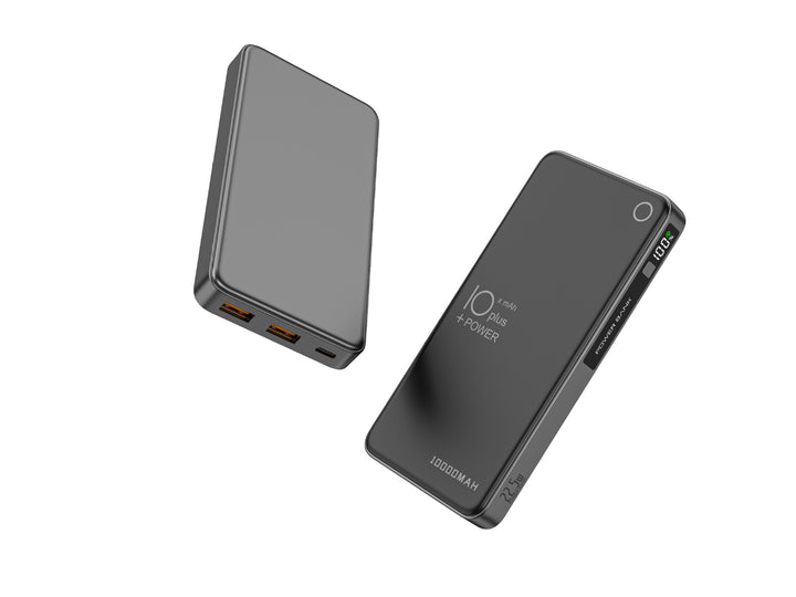 Portable power bank with intelligent LCD display and fast charging function Stornfield
