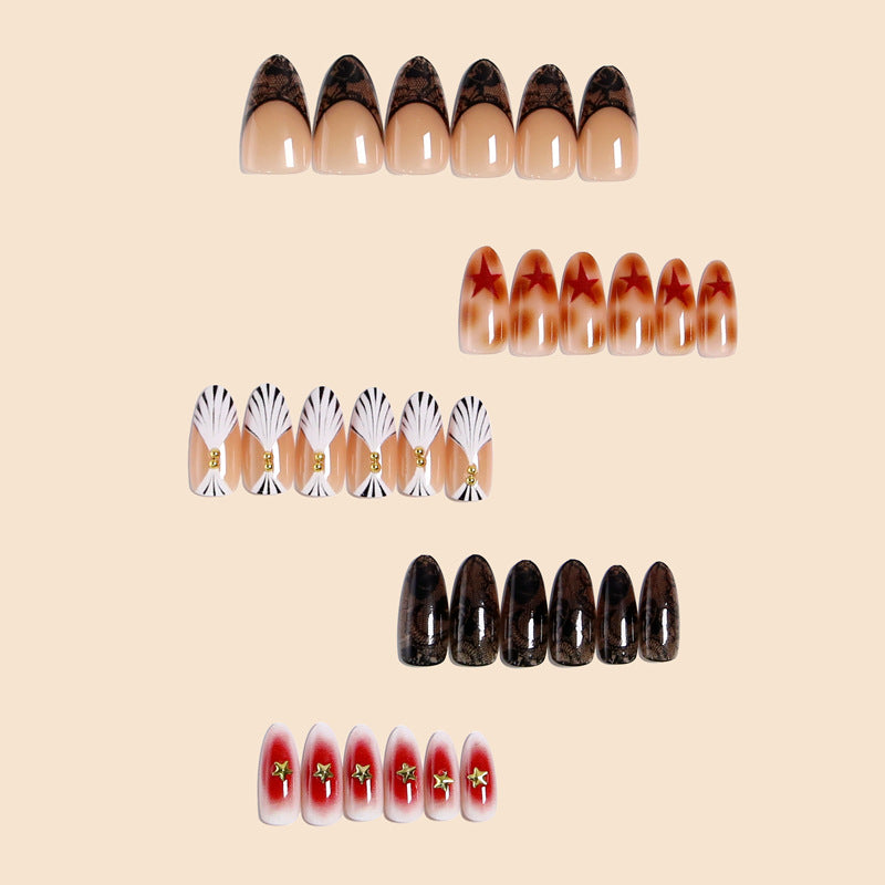 Artful Nail Tips with Glamorous Design Stornfield