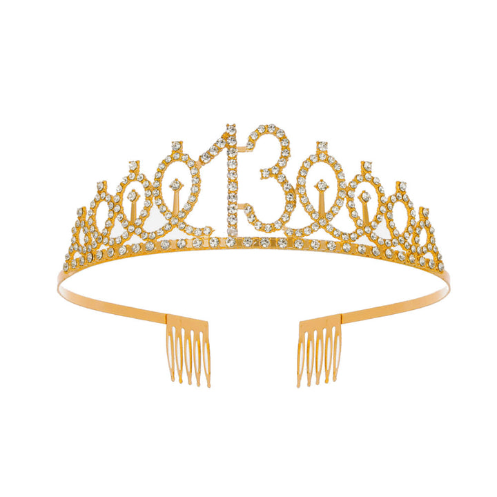 Women's Crystal-Embellished Tiara with Elegant Design Stornfield