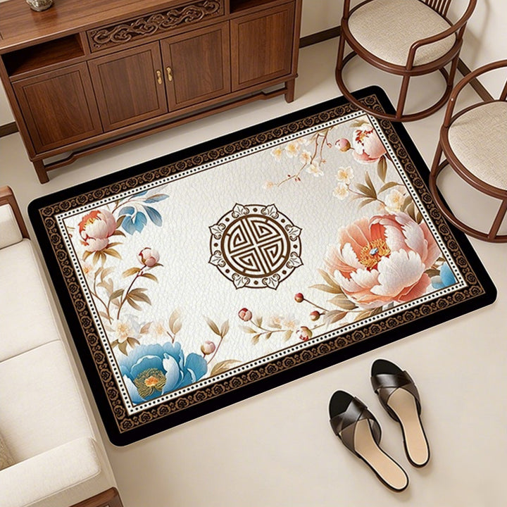 Playful Citrus-Themed Bath Mat Stornfield