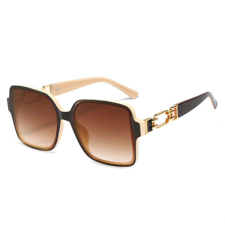 Ladies stylish square sunglasses with luxurious hinge design Stornfield