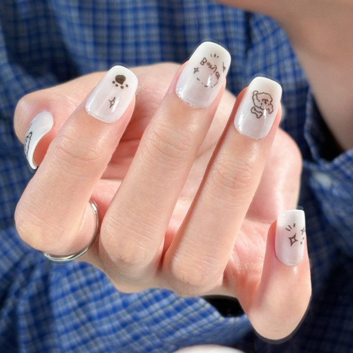 Whimsical Press-On Nail Art Stornfield