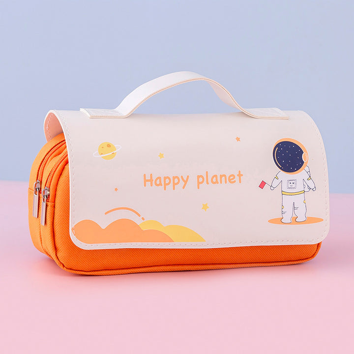 Stylish Astronaut-themed Pencil Case Stornfield