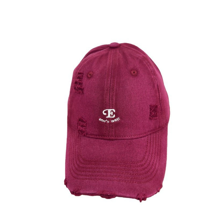 Unisex Distressed Denim Cap Stornfield