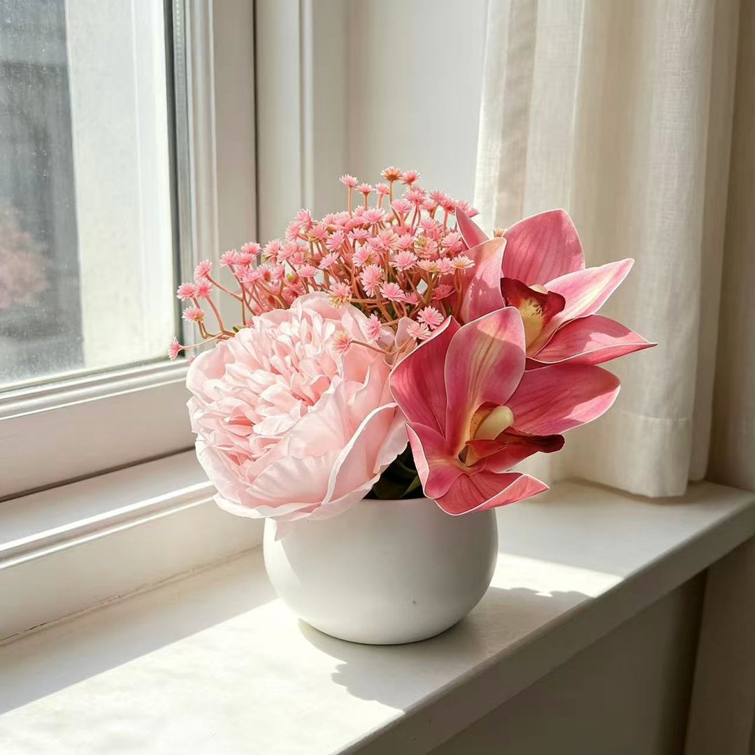 Lifelike Floral Arrangement for Home Decor