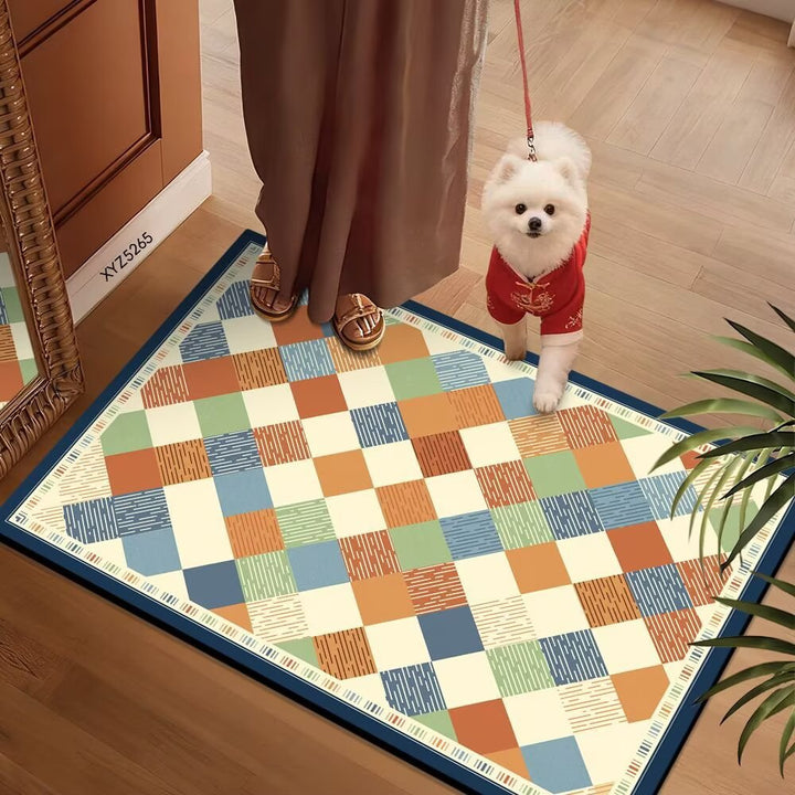 Colorful Patterned Floor Mat Stornfield