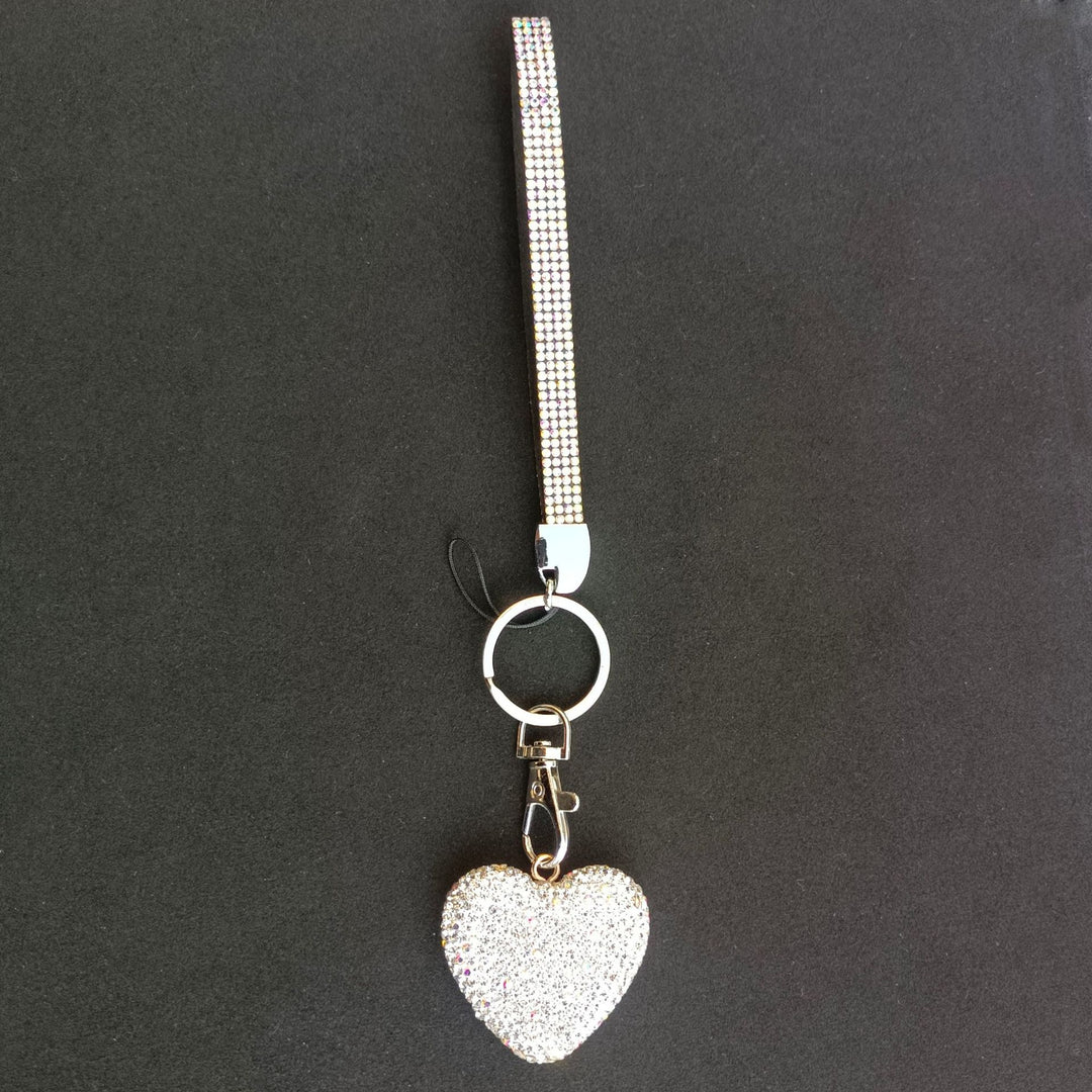 Rhinestone Heart Keychain Stornfield