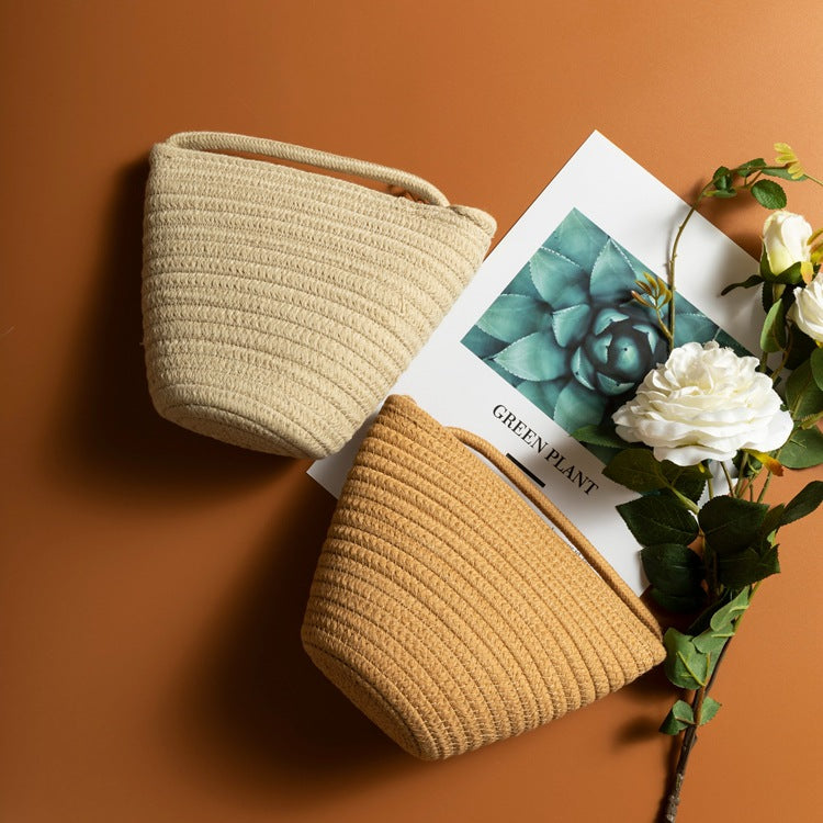 Hand-knotted handbag with stylish textile mix Stornfield
