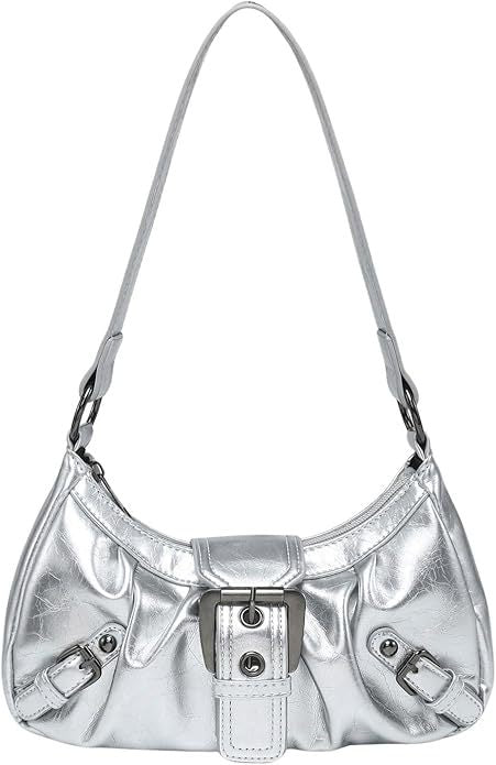 Shoulder bag with trendy design and decorative buckle closure Stornfield