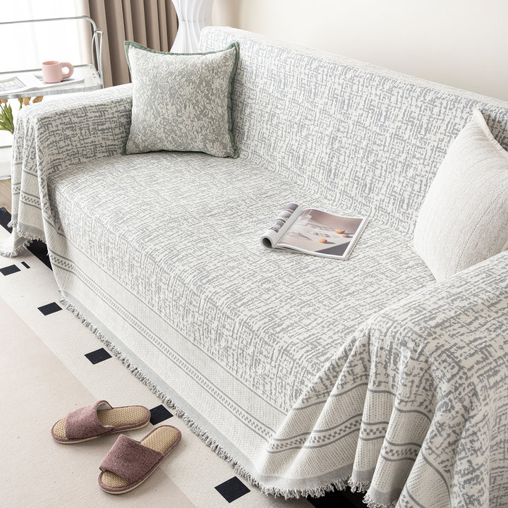 Textured Sofa Throw Blanket