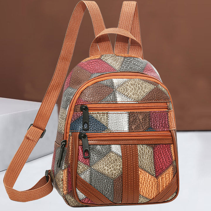 Stylish Geometric Patterned Mini Backpack Stornfield