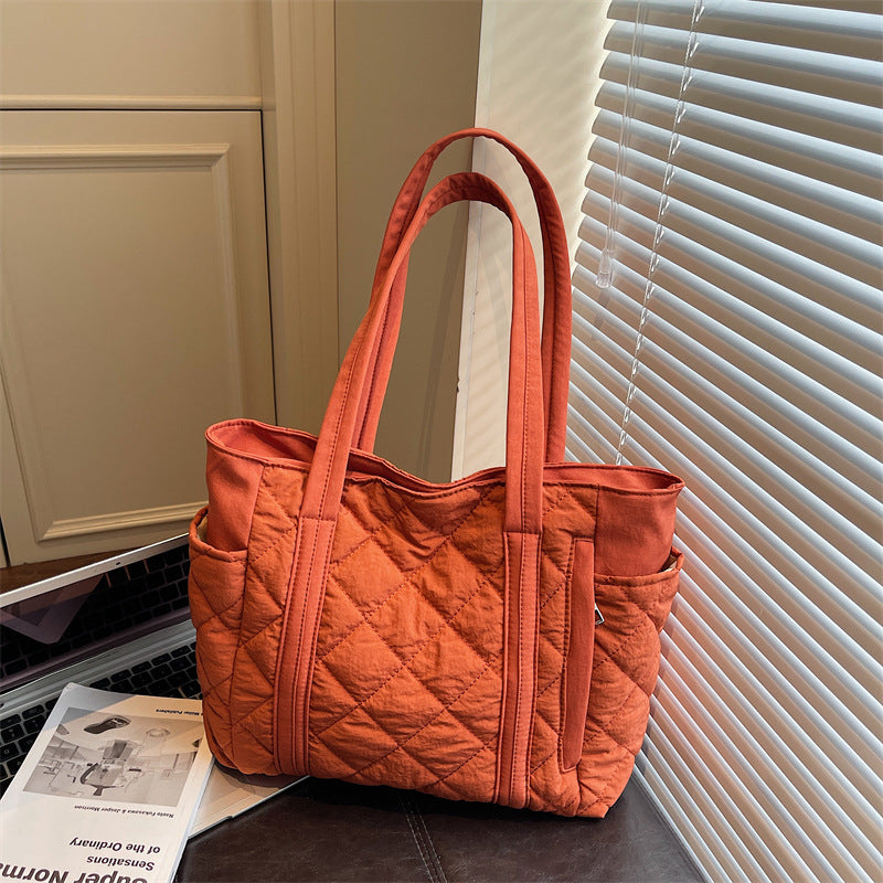 Quilted Functional Utility Tote