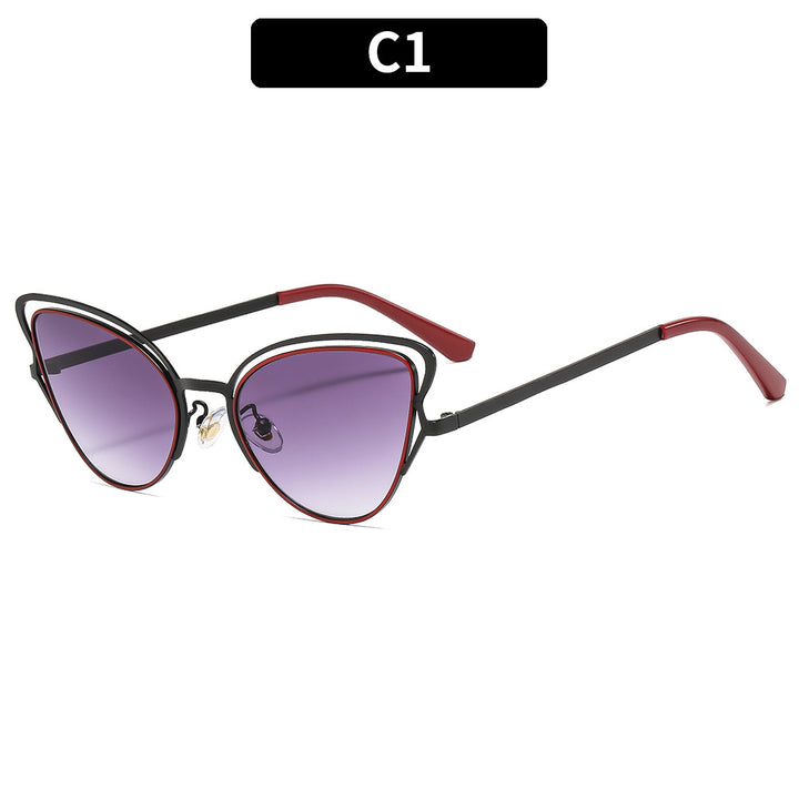 Women's Cat-Eye Sunglasses with Luxurious Metal Frame and High-Quality Gradient Lenses Stornfield