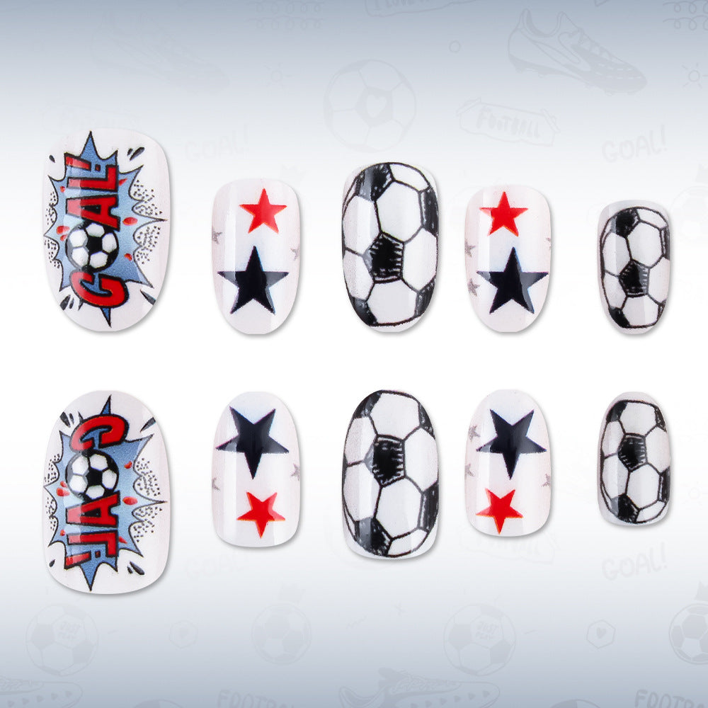 Sporty Themed Press-On Nail Set Stornfield