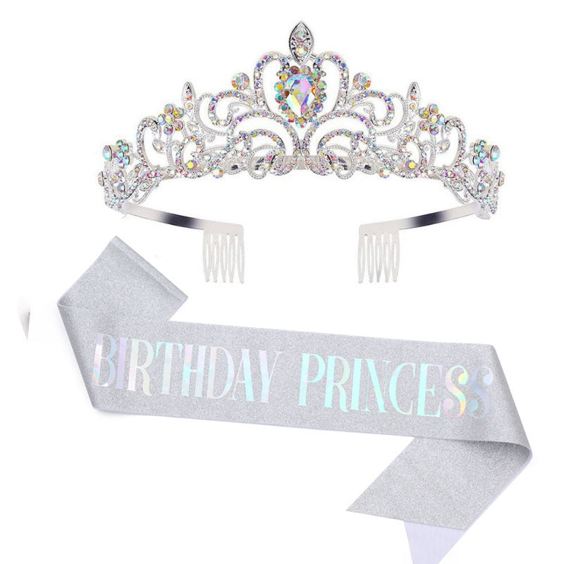 Women's Birthday Sash with Glitter Design Stornfield