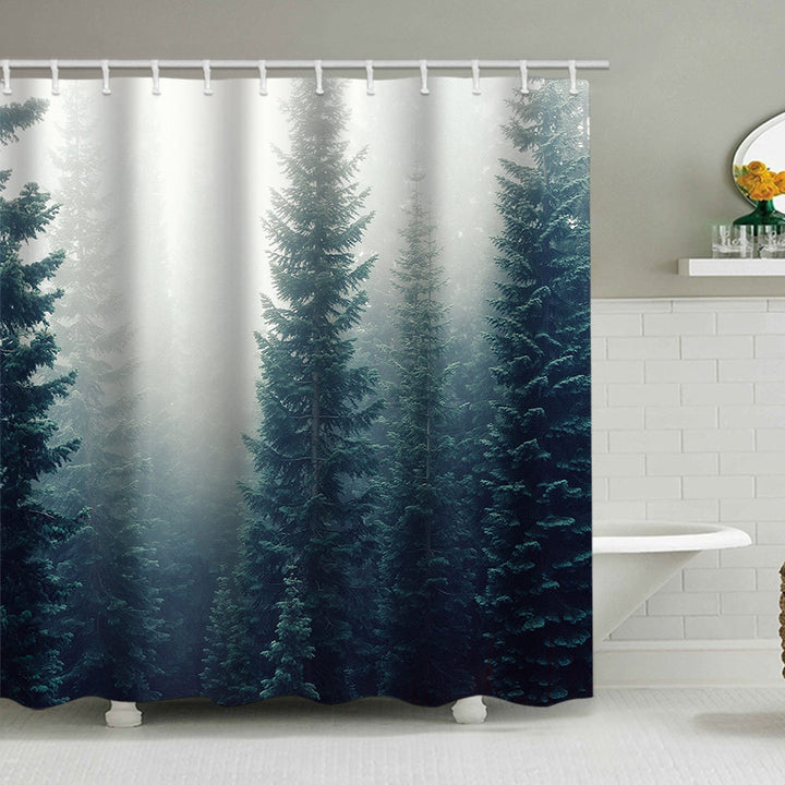 Forest Serenity Shower Curtain Stornfield