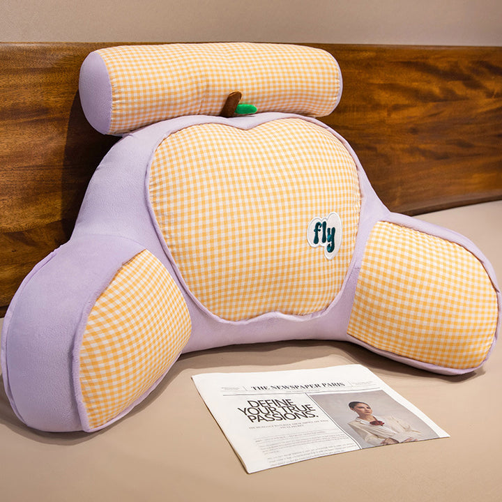 Comfortable support cushion with playful fruit design Stornfield