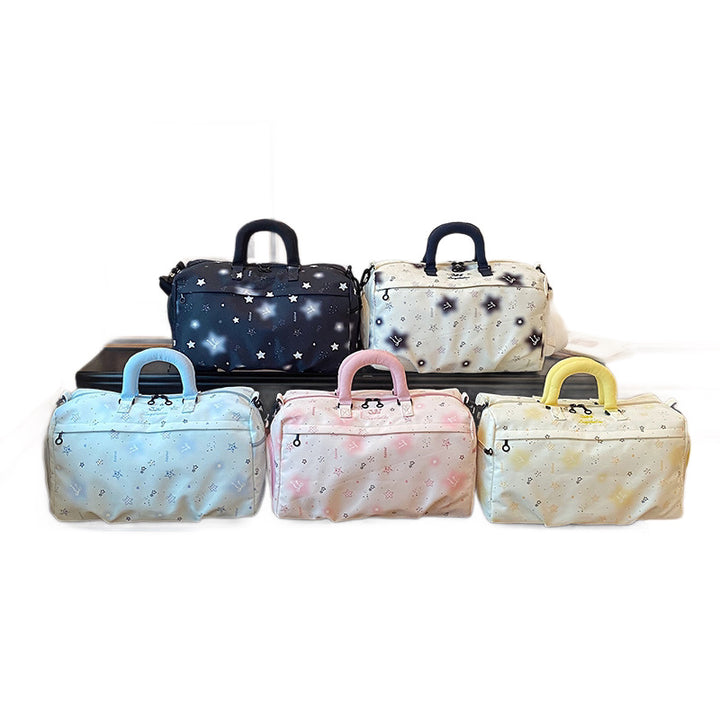 Star-Patterned Travel Duffle Bag Stornfield