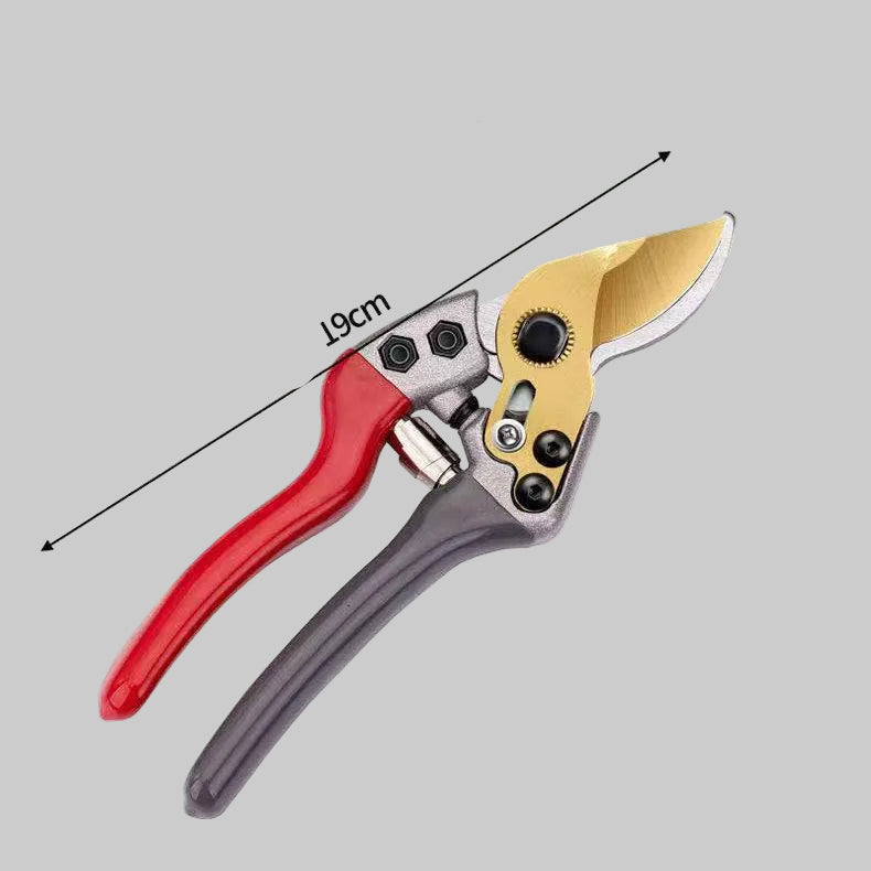 Ergonomic curved bypass pruning shears with non-slip foam grips Stornfield