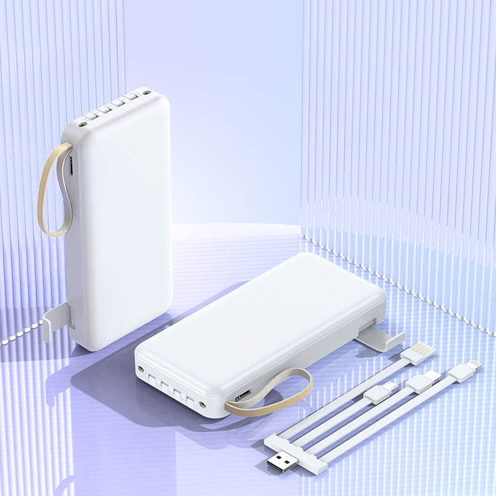 multifunctional power bank with integrated cable Stornfield