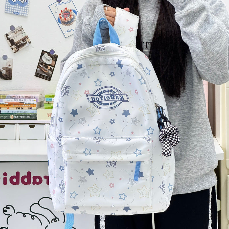 Star-Themed Multi-Compartt Backpack Stornfield