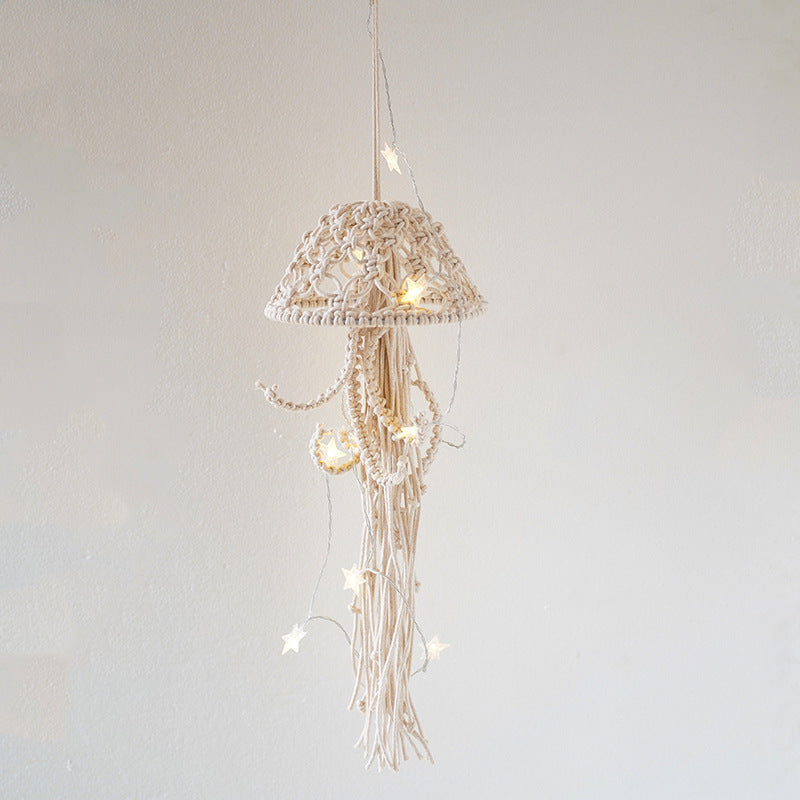 Decorative Macramé Jellyfish Wall Art Stornfield