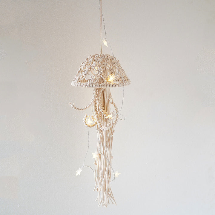 Decorative Macramé Jellyfish Wall Art Stornfield