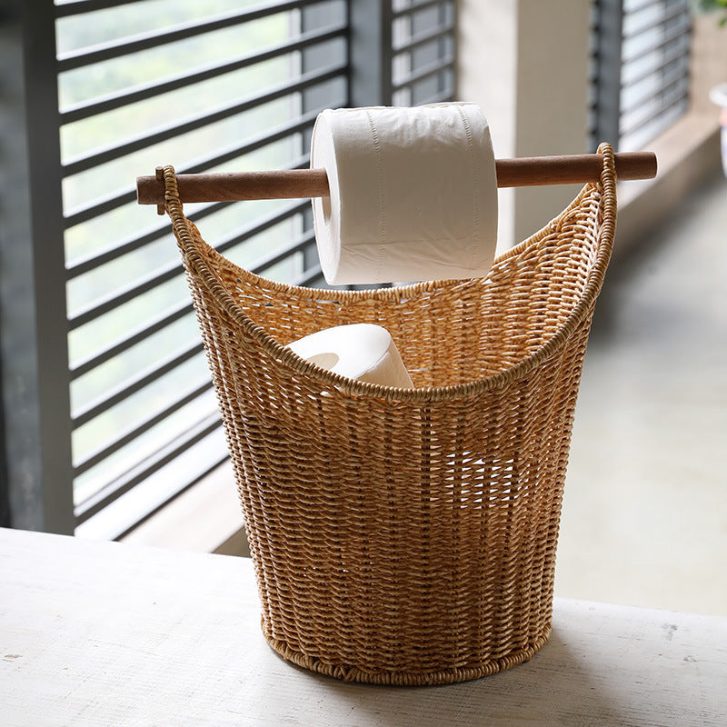 Ladies Natural Basket with Wooden Handle Stornfield