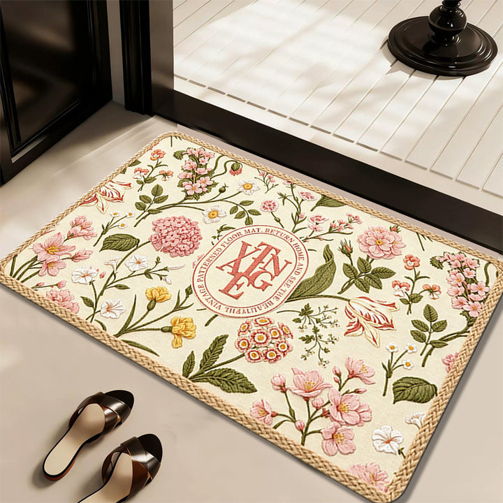 Floral Patterned Doormat