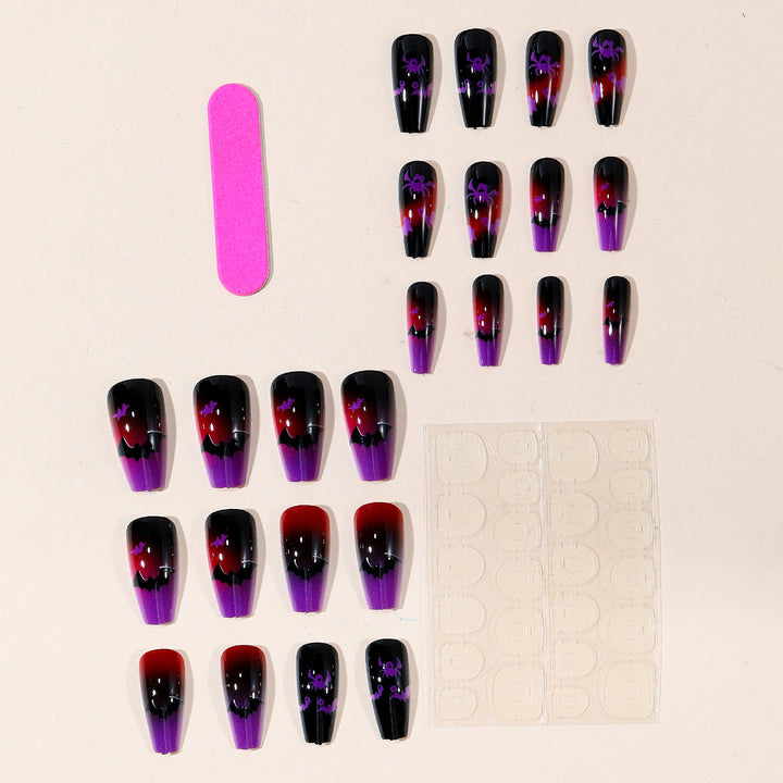 Halloween-Themed 3D Gothic Nail Art Set Stornfield
