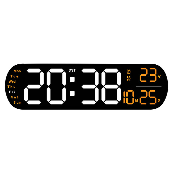 Digital LED alarm clock with large display and temperature display Stornfield