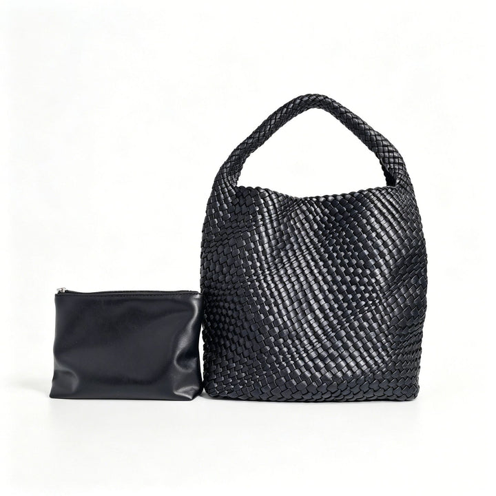 Textured Braided Tote Bag Stornfield