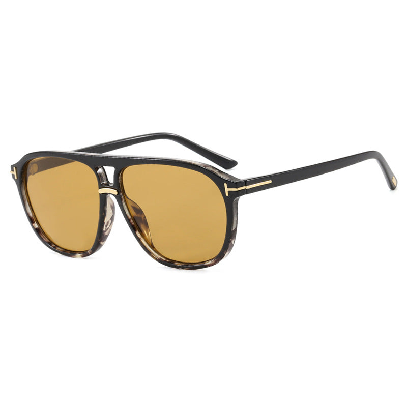 Women's square sunglasses with luxurious tortoiseshell pattern and polarized lenses Stornfield