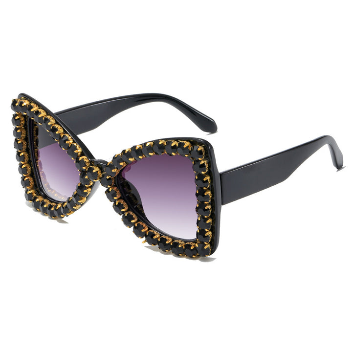 Ladies Glamorous Sunglasses with Crystal Decoration Stornfield