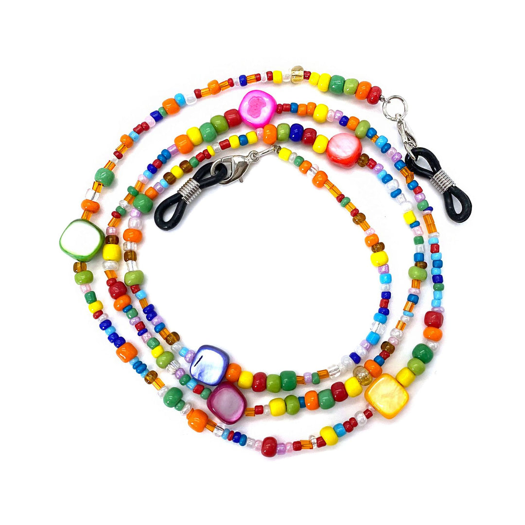 Colorful Beaded Eyewear Retainer Chain Stornfield