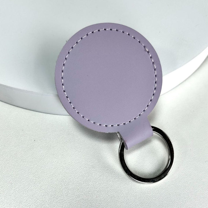Premium Leather Round Keychain Stornfield