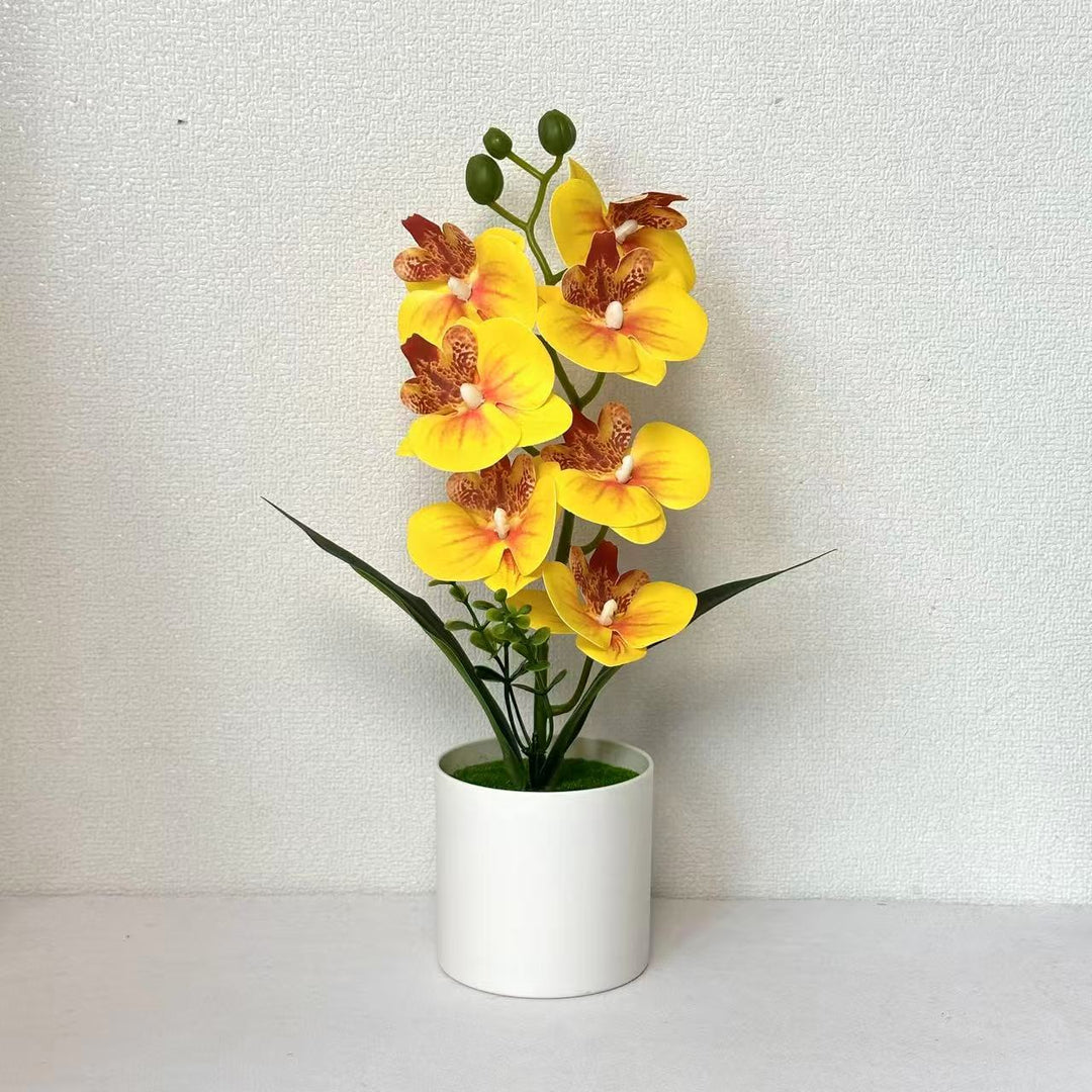Lifelike Orchid Flower Decoration
