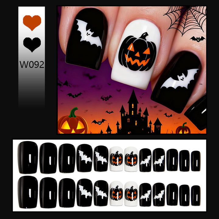 Acrylic nail set with Halloween motifs Stornfield