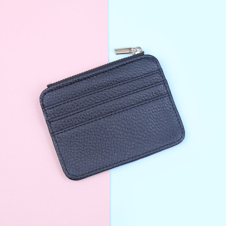 Leather Zippered Card Holder
