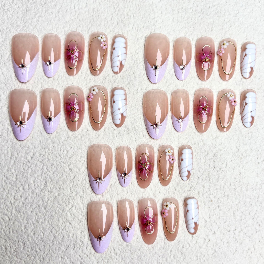 Decorative Press-On Nail Art Set 1790746066