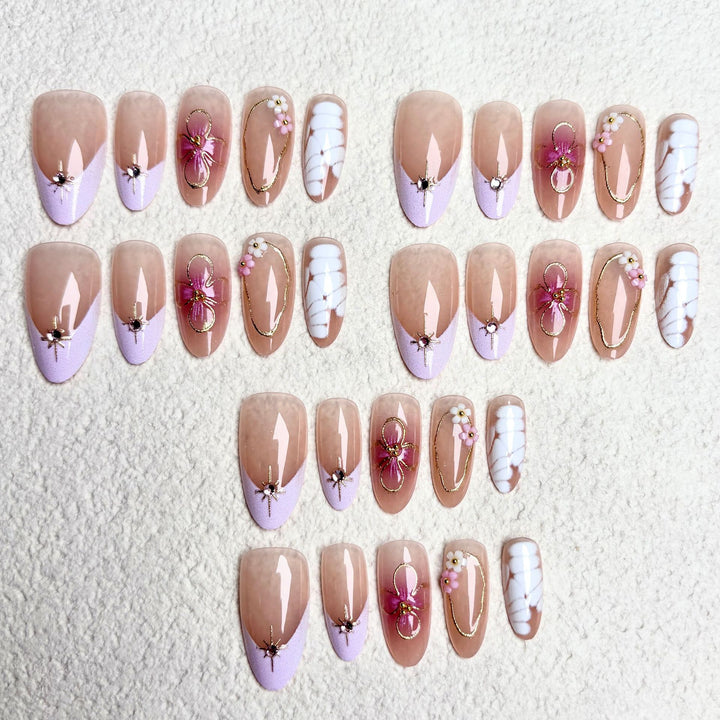 Decorative Press-On Nail Art Set 1790746066
