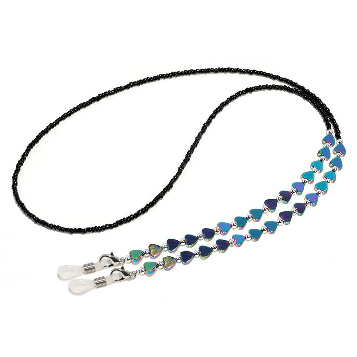 Heart-Shaped Beaded Eyewear Chain Stornfield